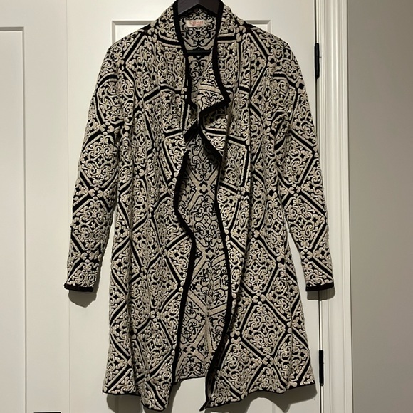 Long patterned cardigan - Picture 2 of 4